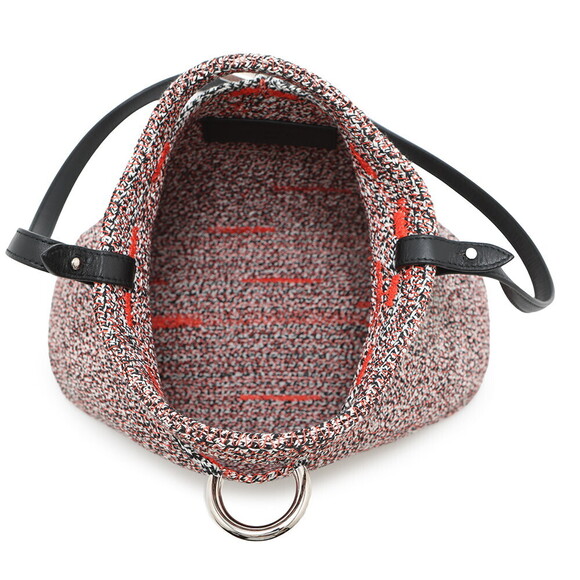 Balenciaga Zigzag Canvas Leather Shoulder Bag - Picture 5 of 11